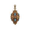 Vintage 14k Gold Lantern charm + Montreal Estate Jewelers