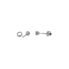 Estate Diamond 14K Gold Stud Screw Back Earrings + Montreal Estate Jewelers