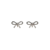 Tiffany & Co. Sterling Silver Bow Earrings + Montreal Estate Jewelers