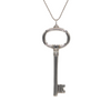 Tiffany & Co. Sterling Silver Key Pendant and Ball Bead Chain + Montreal Estate Jewelers