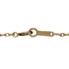 Vintage 14k Gold Padlock on Wheat Chain Necklace