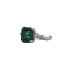 Emerald and Diamond 18K White Gold Ring + Montreal Estate Jewelers