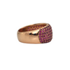Estate 2.18ct Pink Sapphire 18K Rose Gold Domed Ring + Montreal Estate Jewelers