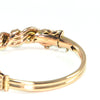 Vintage English 9Kk Rose Gold Woven Wave Bangle Bracelet + Montreal Estate Jewelers
