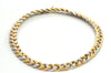 Irish Three tone 18k vintage Linked Collar Necklace, Montreal estate jewellers