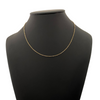 Italian 18K Gold Tiffany Style Chain + Montreal Estate Jewelers