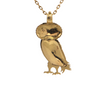Estate Greek 18K Gold Athena's Owl Pendant + Montreal Estate Jewellers