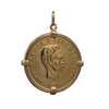 1915 Cuban 20 Pesos José Martí Gold Coin Pendant on 18k Rose Gold Frame