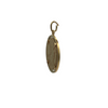 21.6k gold 1824 20 French Francs Louis XVIII coin pendant in a 18k yellow gold frame. King of France commemorative coin in smooth setting. Louis XVIII was the last French monarch to reign until his death in 1824.