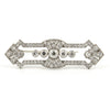 Art Deco Diamond Brooch in Platinum