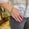 Estate Chimento 18K Gold Flexible Fancy Link Bracelet
