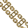 Vintage 18K Gold Brutalist Style Rectangular Link Bracelet + Montreal Estate Jewelers