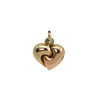 Vintage 18K Rose and Yellow Gold Heart Pendant/Charm + Montreal Estate Jewelers