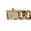 Italian Men's Solid 18K Gold Curb Link Bracelet + Montreal Estate Jewelers