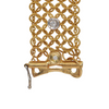 Vintage Italian 'Galma & Cordif' Diamond 18k Gold Mesh Link Bracelet + Montreal Estate Jewelers