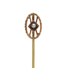 Antique Pearl 14K Gold Stickpin + Montreal Estate Jewelers