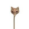 9k Antique Ruby Fox Stickpin + Montreal Estate Jewelers