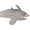 Signed Georg Jensen Double Dolphin #317 Sterling Silver Brooch + Montreal Estate Jewelers