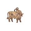 Vintage 9k Gold Taurus Bull Charm + Montreal Estate Jewelers