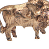 Vintage 9k Gold Taurus Bull Charm + Montreal Estate Jewelers