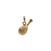 Vintage 18k Gold Lute Charm + Montreal Estate Jewelers
