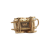 Vintage 14K Gold Mechanical Pram Charm + Montreal Estate Jewelers