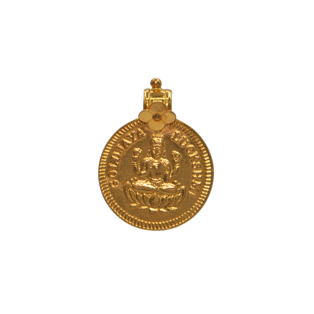 Indian 22K Gold Lucky Coin Charm (2019) + Montreal Estate Jewelers