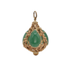 Vintage Aventurine Quartz Gold Lantern Charm C.1950's + Montreal Estate Jewelers