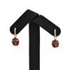Vintage Red Enamel 18K Gold Ladybug Earring Enhancers + Montreal Estate Jewelers