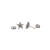 0.89ct Illusion Set Diamond Star Stud Earring + Montreal Estate Jewelers