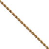 French 18k Yellow Gold Rope Chain Necklace