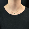 Daisy Exclusive Emerald Two-Toned Gold Necklace