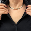 Vintage 14k Gold Omega Link Necklace + Montreal Estate Jewelers