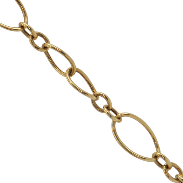 Italian Faraone Menella By 'R.F.M.A.S.' Stella Collection 18k Gold Necklace + Montreal Estate Jewelers