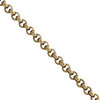 Vintage 14k Gold Rolo Link 36 1/8" Necklace + Montreal Estate Jewelers