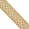 Vintage Italian 'Galma & Cordif' Diamond 18k Gold Mesh Link Bracelet + Montreal Estate Jewelers