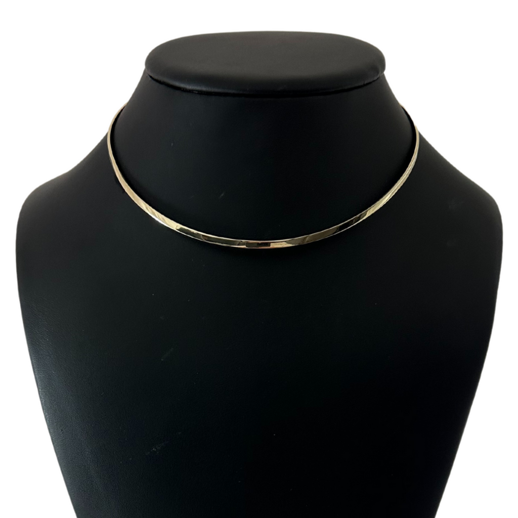 Vintage 14K Gold Collar Necklace + Montreal Estate Jewelers