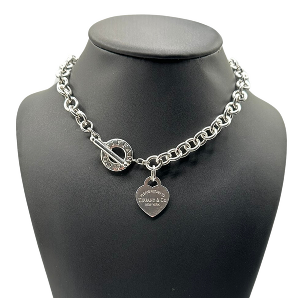 Tiffany & Co. Return to Tiffany Heart Tag Toggle Necklace + Montreal Estate Jewelers