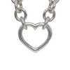 Tiffany & Co. Hinged Open Heart Sterling Silver Necklace + Montreal Estate Jewelers