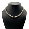 Daisy Exclusive 17" 7.5-8.0mm Single Strand Japanese Cultured Pearl Necklace with 18k Gold Lobster Clasp + Montreal Estate Jewelers