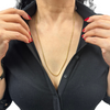 Vintage Italian 18K Gold Franco Link Chain Necklace + Montreal Estate Jewellers