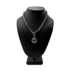 Vintage John Hardy Sterling Silver Kali Collection Pebble Link Donut Necklace + Montreal Estate Jewelers