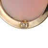 Vintage Luna Cameo 14K Gold Cameo Pendant/Brooch + Montreal Estate Jewelers