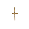 Vintage 18k Gold Cross Pendant + Montreal Estate Jewelers