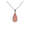 Peruvian Opal and Diamond Drop Pendant + Montreal Estate Jewelers