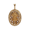 Vintage 18k Gold Aztec God Pendant/Brooch + Montreal Estate JewelersVintage 18k Gold Aztec God Pendant/Brooch + Montreal Estate Jewelers