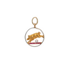 Vintage Jumping Pig Pearl and Synthetic Ruby 18K Gold Charm/Pendant + Montreal Estate Jewelers