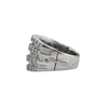 Estate Diamond Multi-Band Platinum Ring With Hinged Band + Montreal Estate Jewelers