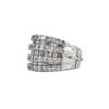 Estate Diamond Multi-Band Platinum Ring With Hinged Band + Montreal Estate Jewelers