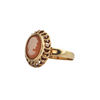 Vintage Cameo 14k Gold Ring + Montreal Estate Jewelers